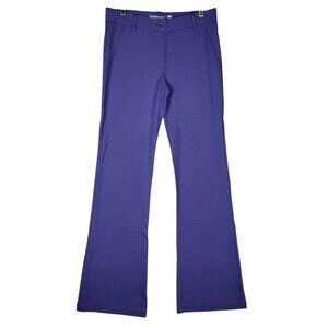 Betabrand Flare Leg Dress Pants Women's Small Purple Stretch Athleisure